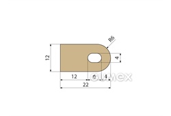 SILIKONPROFILE D-FORM